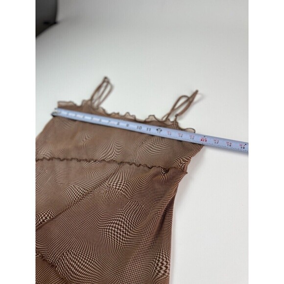 Urban Outfitters Moxie Mesh Mini Slip Dress M Whimsigoth Fairy Grunge goblin - Picture 12 of 15